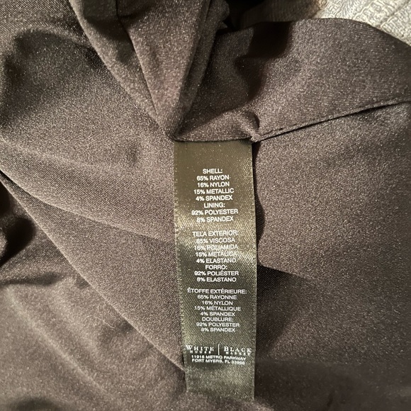 White House Black Market Silver Dress - Picture 4 of 4